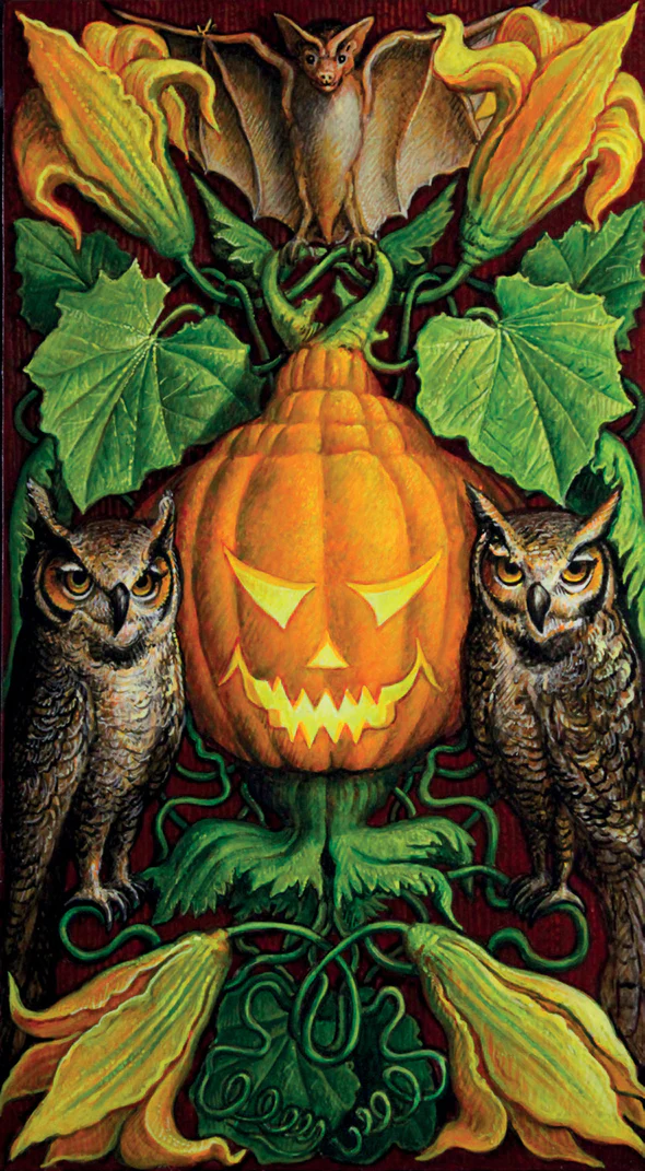 Jack-O'-Lantern Tarot Cards
